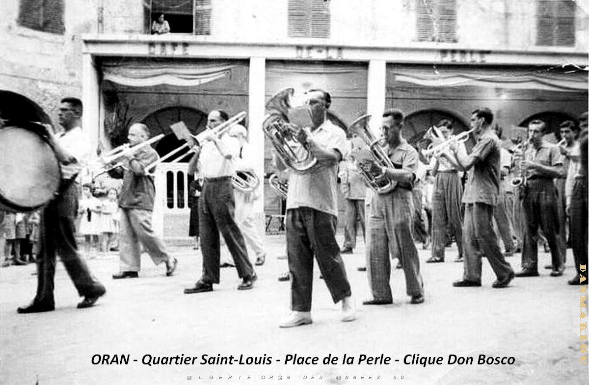 Oran - Quartier Saint-Louis - Place de la Perle - Clique Don Bosco.jpg